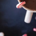 Christmas Coffee with Candy Cane